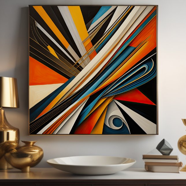 Modern Abstract Design Futurism IX Poster (Creator Uploaded)