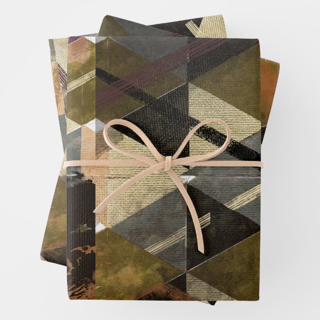 modern abstract design   wrapping paper sheet (In situ)
