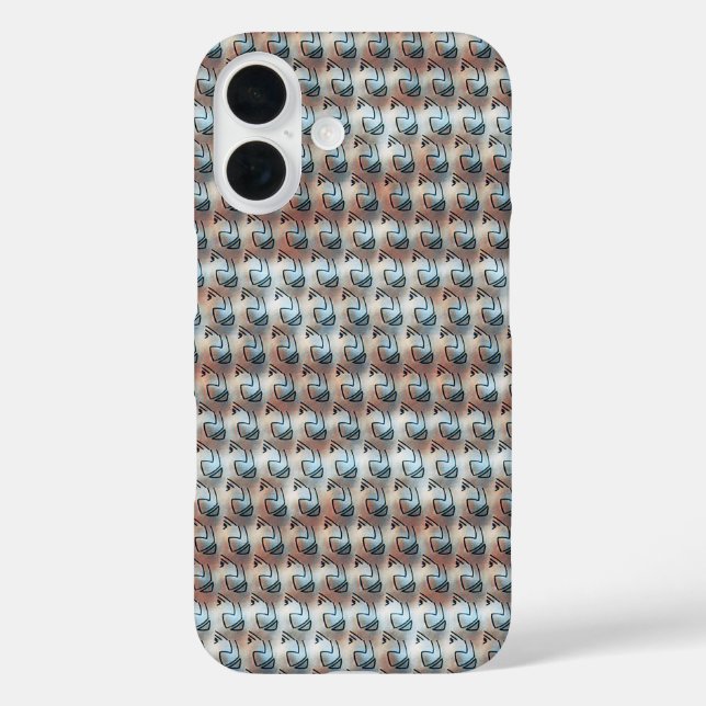Modern abstract digital pattern design 1241 Case-Mate iPhone case (Back)