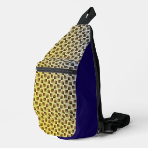 Modern abstract digital pattern design 1243 sling bag
