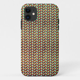 Modern abstract digital pattern design 1249 Case-Mate iPhone case