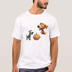 Modern Abstract Dog Art - Professional 10K Pet  T-Shirt