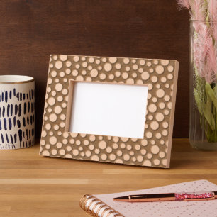 Modern Abstract Dot Pattern Etched Frames