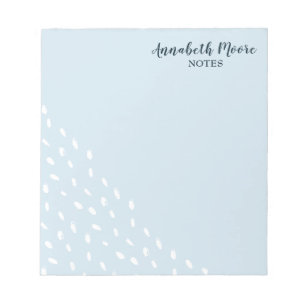 Modern Abstract Dots Geometric Pattern Notepad