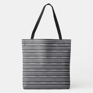 MODERN abstract draw in-black-light-grey Tote Bag