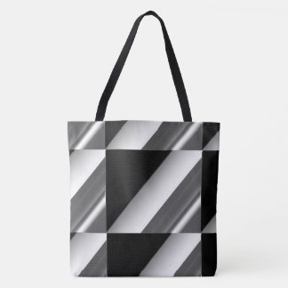MODERN abstract draw in-black-white-grey Tote Bag