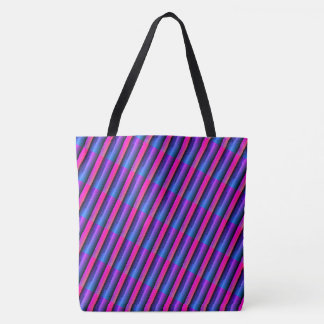 MODERN abstract draw in-light-blue purple pink Tote Bag