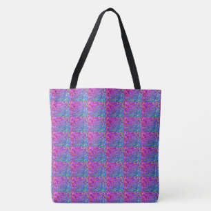 MODERN abstract draw in-light-pink-purple-blue  Tote Bag