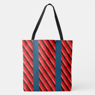 MODERN abstract draw in-red  blue black Leggings Tote Bag