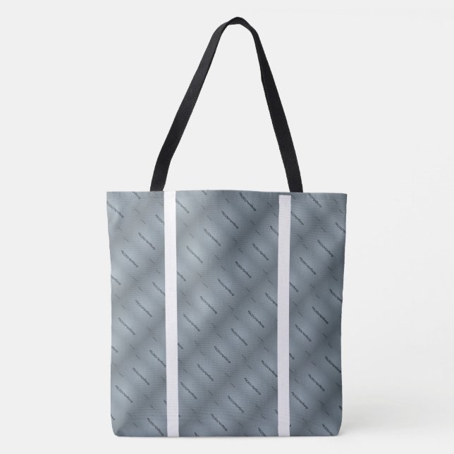 MODERN abstract draw in- white  grey black  Tote Bag (Front)