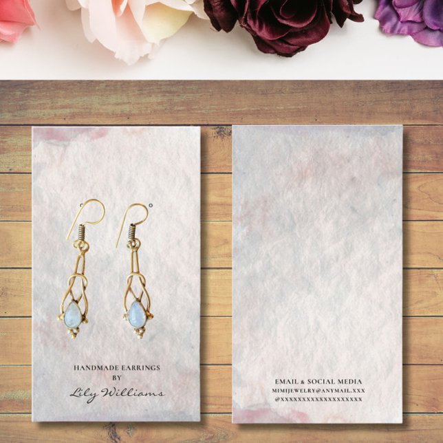 Modern Abstract Earring Display Holder Card (Creator Uploaded)