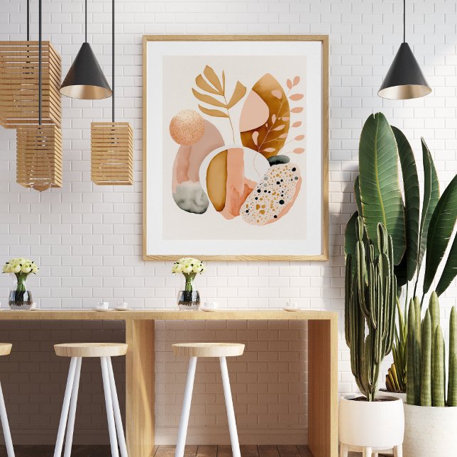 Modern Abstract Elegant Minimalist Blush Pink Poster (Creator Uploaded)