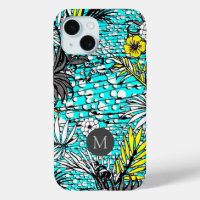 Modern Abstract Exotic Floral Art