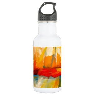 Modern Abstract Expressionist Painting 532 Ml Water Bottle