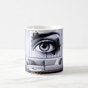 Modern Abstract Eye Coffee Mug