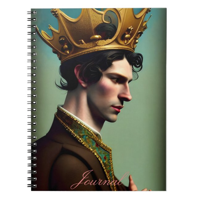 Modern Abstract Fantasy Male Journal (Front)
