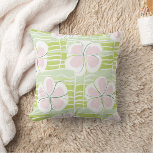 Modern Abstract Floral Line Pattern (9) Cushion