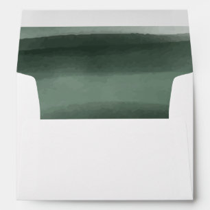 Modern Abstract Formal Wedding    Envelope