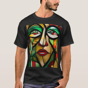 Modern Abstract Gender Free Stain Glass  T-Shirt