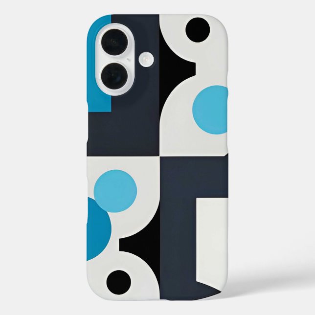 Modern Abstract Geometric Artwork Case-Mate iPhone Case (Back)
