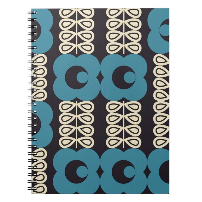 Modern abstract geometric background with stylised notebook (Front)