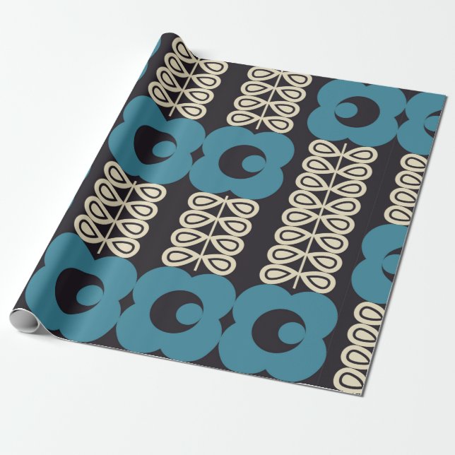 Modern abstract geometric background with stylised wrapping paper (Unrolled)