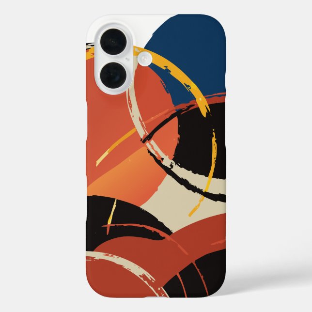 Modern Abstract Geometric Case-Mate iPhone Case (Back)