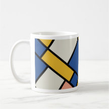 modern abstract geometric color block pattern desi