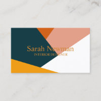 Modern abstract geometric colour block pattern