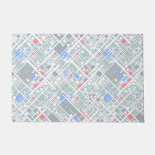 Modern abstract geometric. doormat