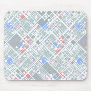 Modern abstract geometric. mouse pad