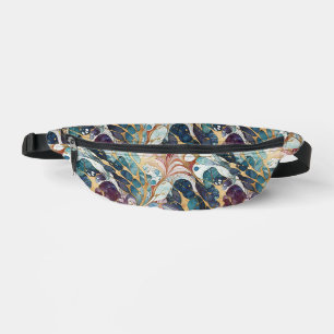 Modern abstract geometric pattern 51 bum bags