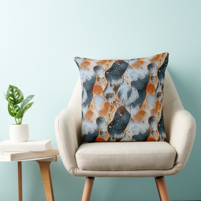 Modern abstract geometric pattern 52 cushion (Chair)