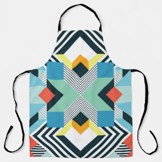 Modern Abstract Geometric Pattern. Apron