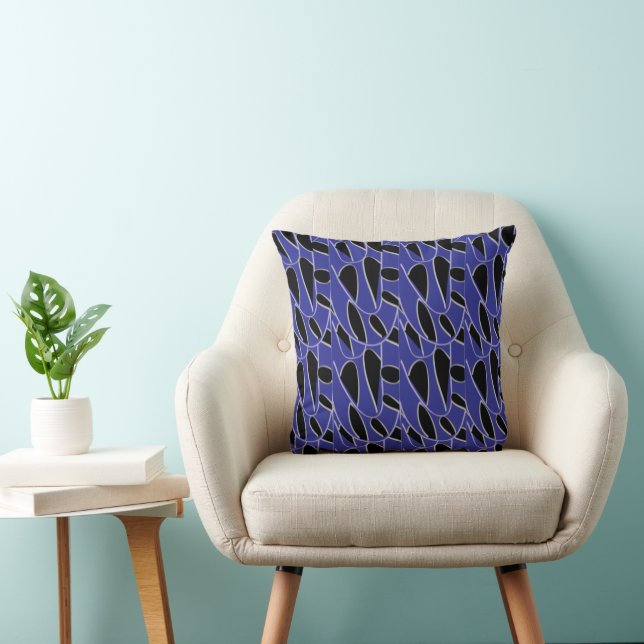 Modern Abstract Geometric Pattern Cushion (Chair)
