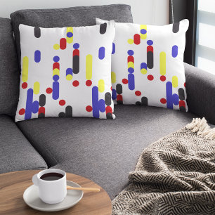 Modern Abstract Geometric Pattern Cushion