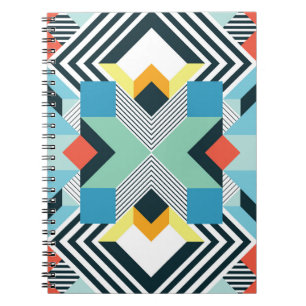 Modern Abstract Geometric Pattern. Notebook