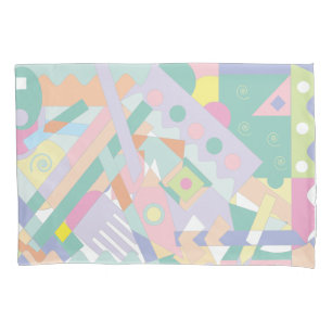 Modern Abstract Geometric Pattern Trendy Pillowcase