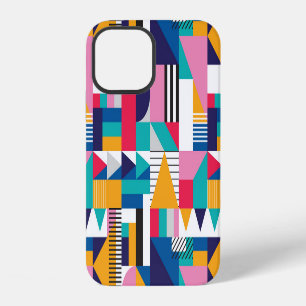 Modern Abstract Geometric Seamless Pattern iPhone 12 Case
