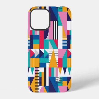 Modern Abstract Geometric Seamless Pattern iPhone 12 Case