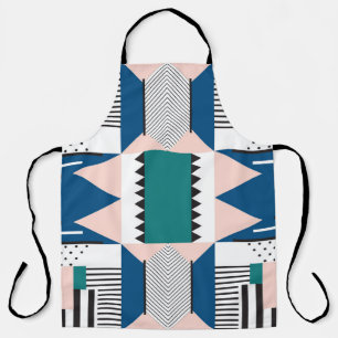 Modern Abstract: Geometric Seamless Style Apron