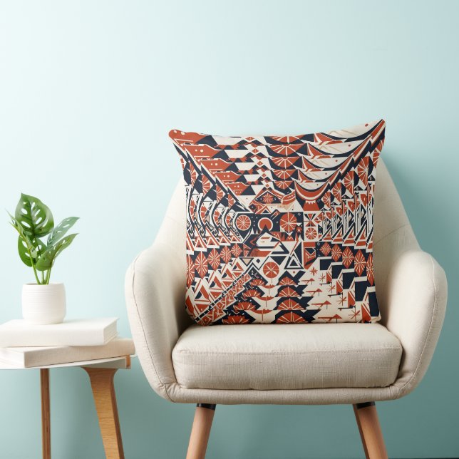 Modern Abstract Geometric surface design 1269 Cushion (Chair)