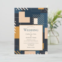 Modern Abstract Geometric Wedding