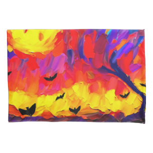 Modern Abstract Halloween Night Pillowcase