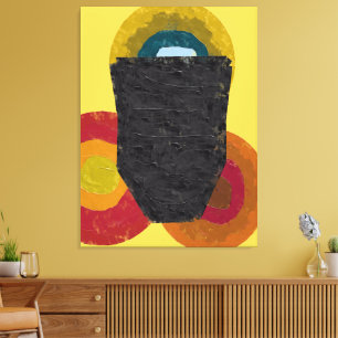 Modern Abstract Identity Concept  Canvas Print