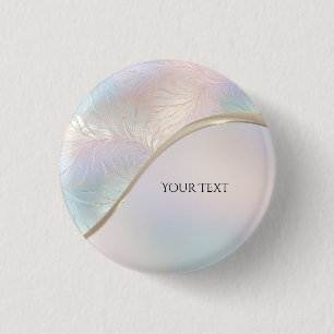 Modern Abstract Iridescent Button