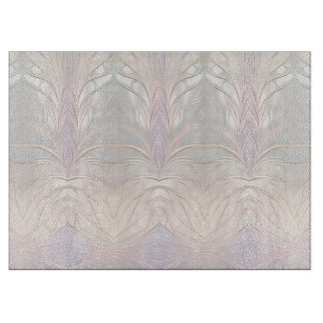 Modern Abstract Iridescent Cutting Board (Front)