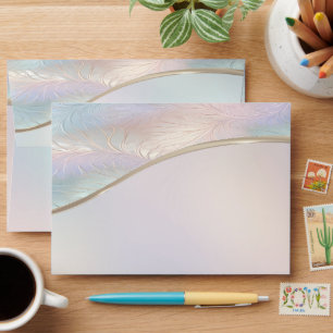 Modern Abstract Iridescent Envelope