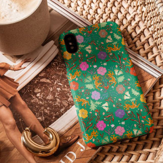 Modern abstract jungle party with cheetah  Case-Mate iPhone case