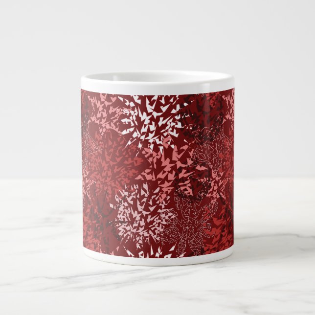 Modern Abstract Large Coffee Mug (Front)